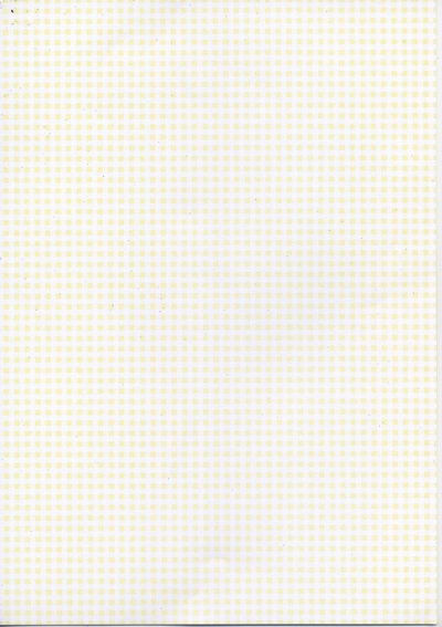 Backing Paper A4 - Cream Gingham